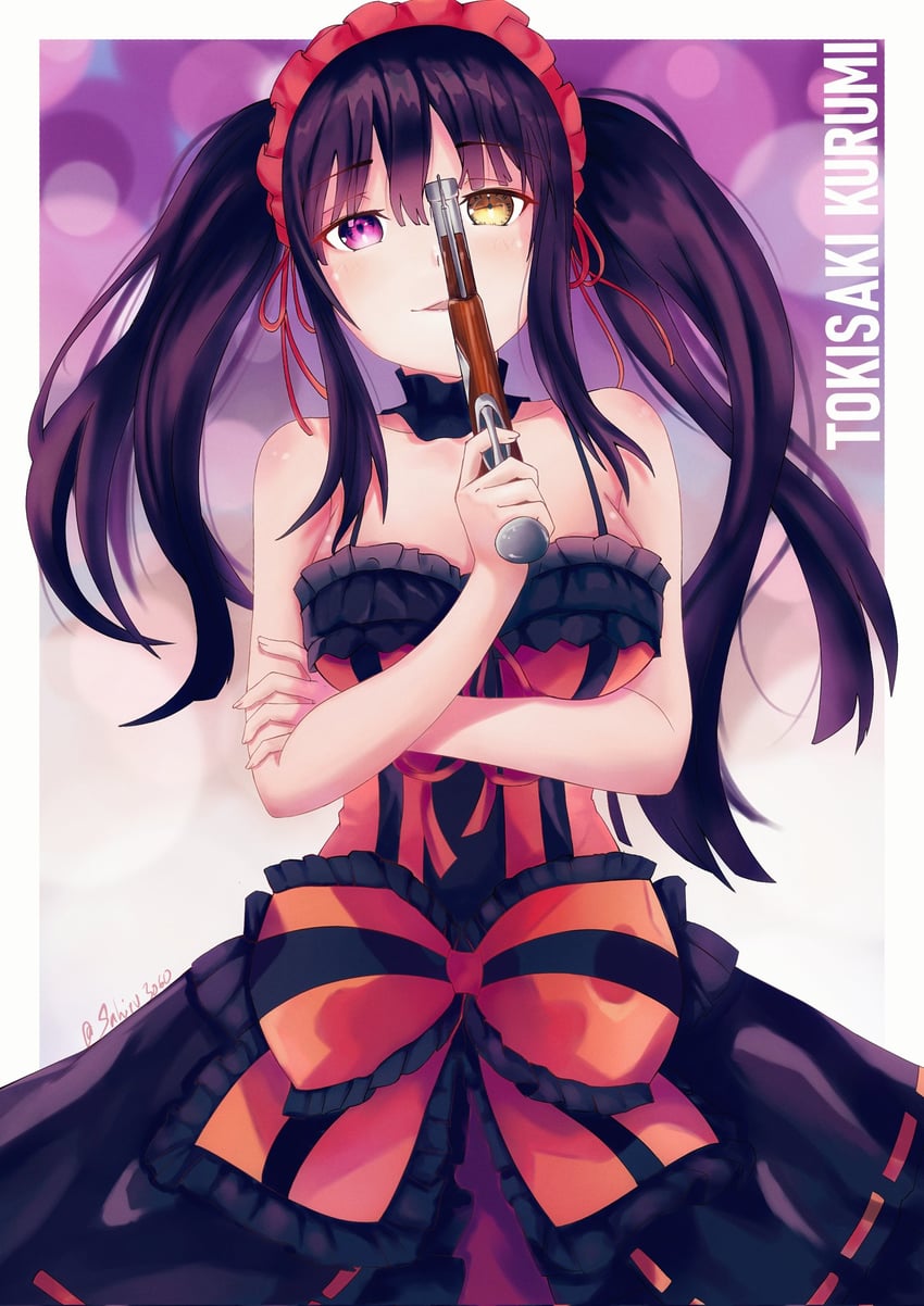 tokisaki kurumi (date a live) drawn by sahiru