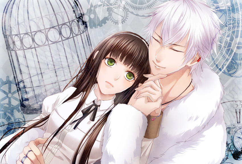 kurou nadeshiko and bishop (clock zero) drawn by yuna_(yuna_plus)