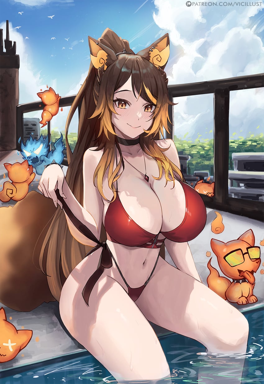 sinder and pyro pup (indie virtual youtuber) drawn by vicarious