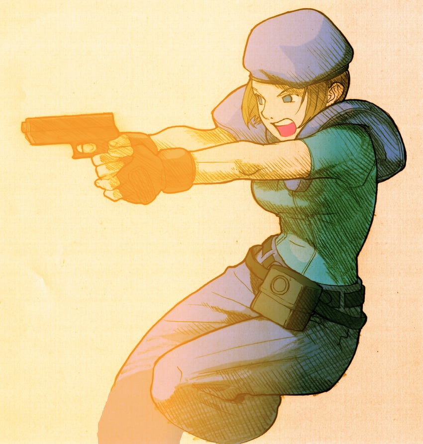 jill valentine (resident evil and 4 more) drawn by bengus