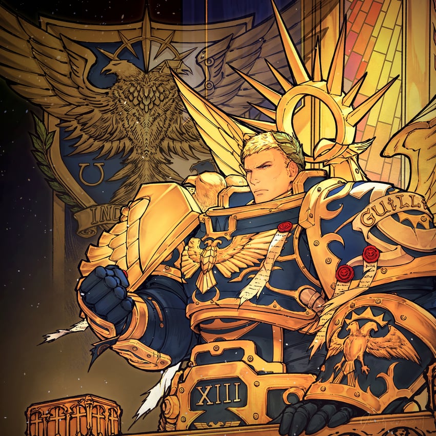 roboute guilliman (warhammer 40k) drawn by mountains_and_mountains_above_the_moon