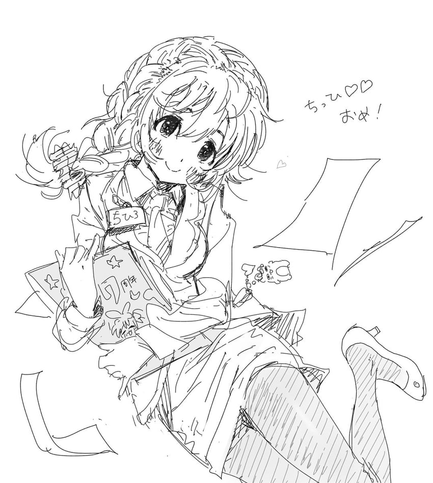 senkawa chihiro (idolmaster and 1 more) drawn by tsuruma_ikada