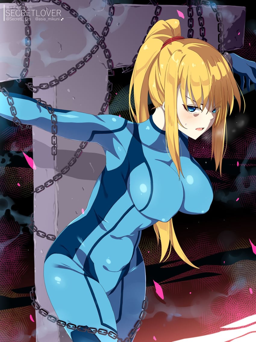 samus aran (metroid) drawn by sebunsu