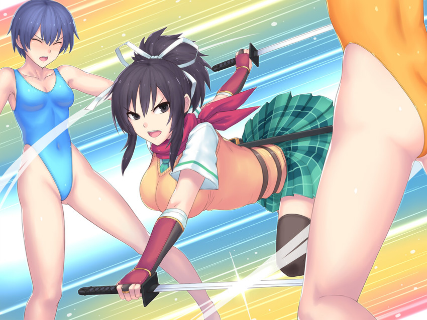 asuka (senran kagura and 1 more) drawn by hai_(h81908190)