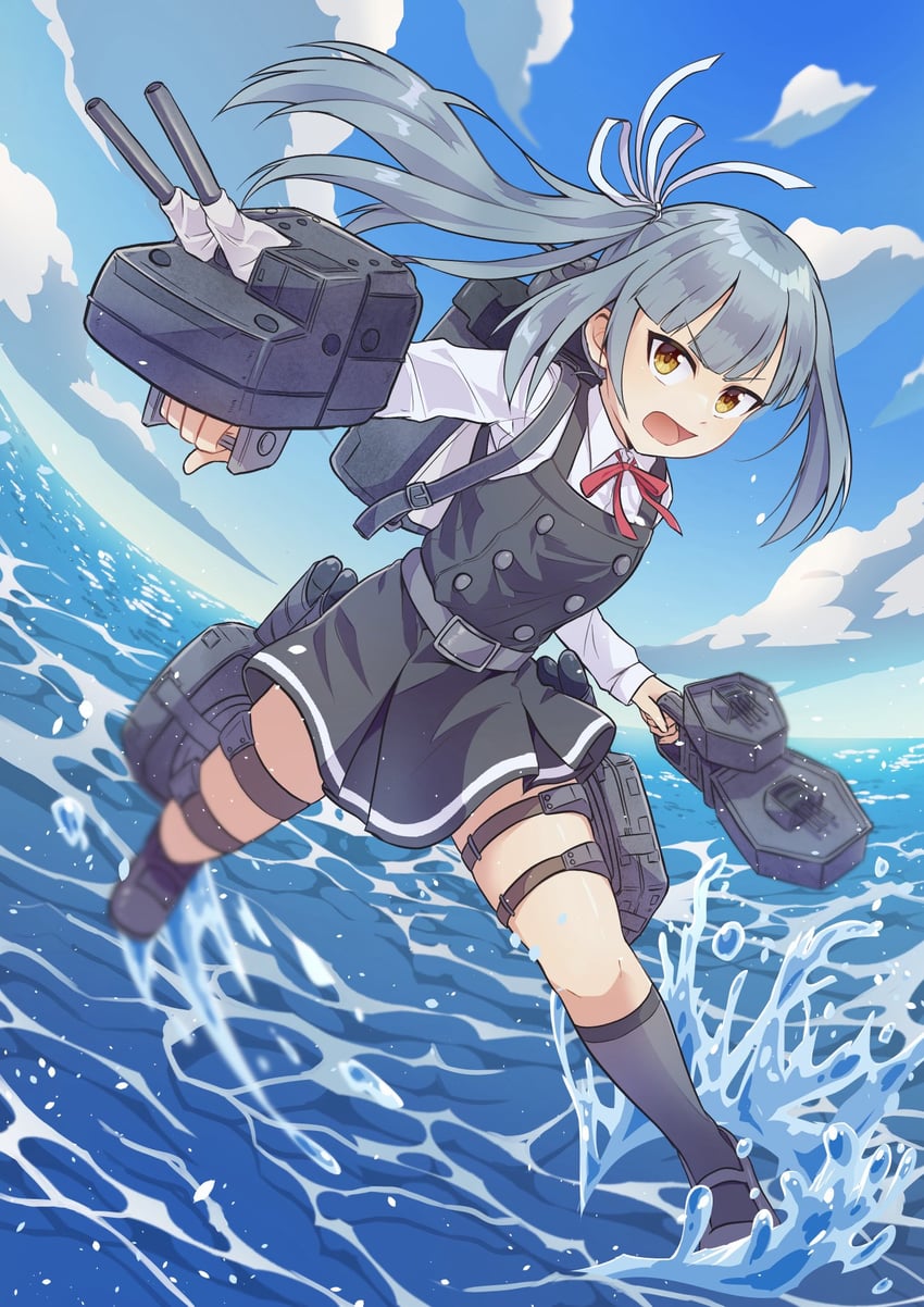 kasumi and kasumi kai ni (kantai collection) drawn by casca_(casca_bask)