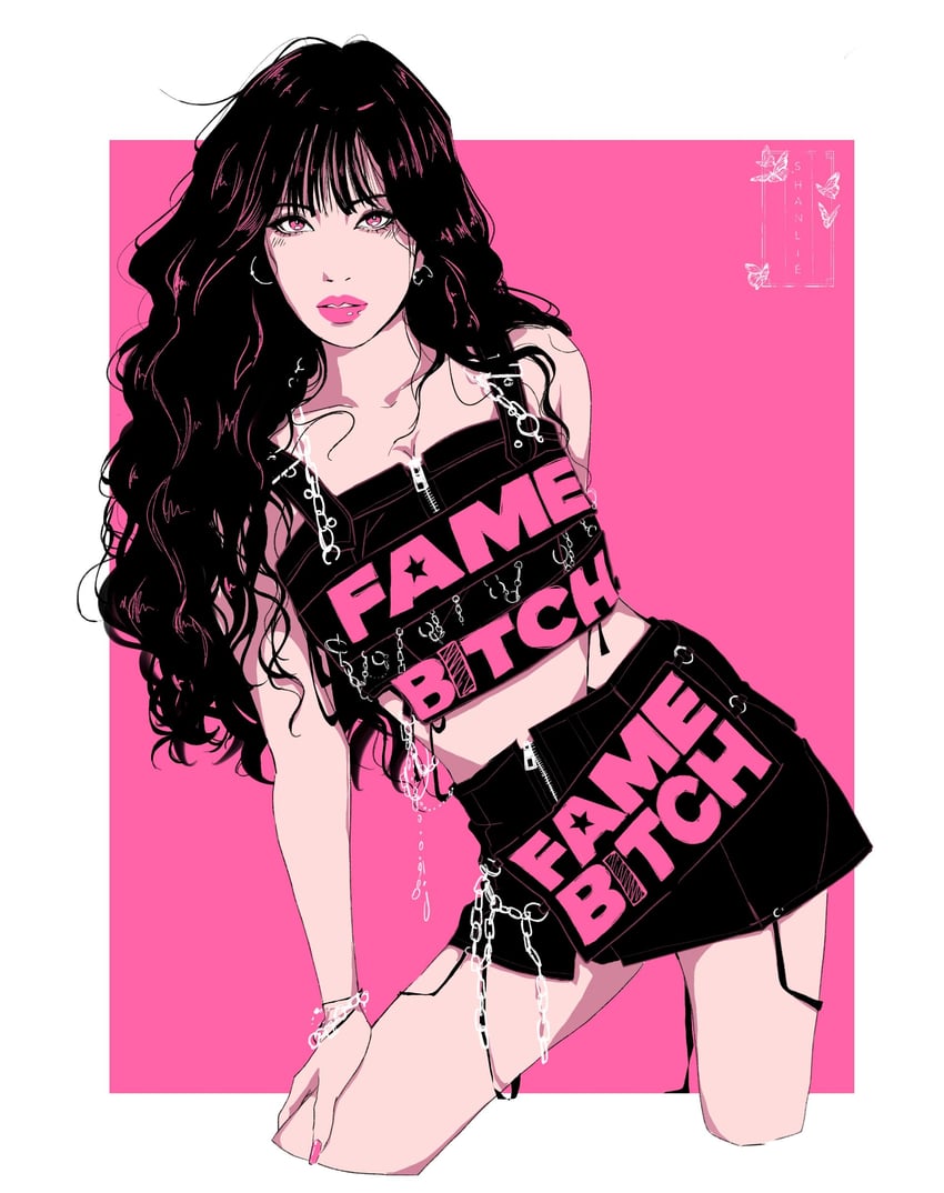 ningning (real life and 1 more) drawn by shanlieart