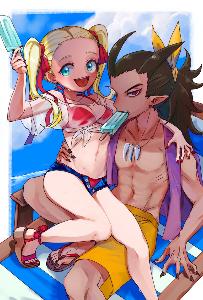 sidoh and female builder (dragon quest and 1 more) drawn by km_navi