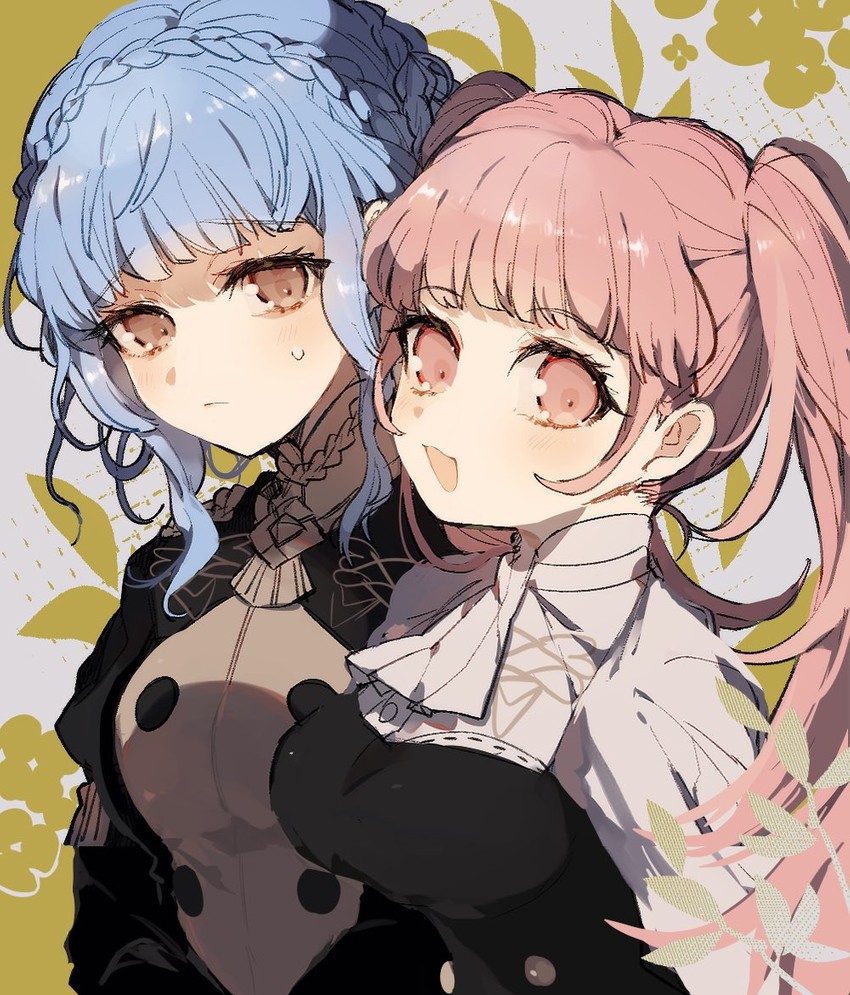 hilda valentine goneril and marianne von edmund (fire emblem and 1 more) drawn by nksr_06