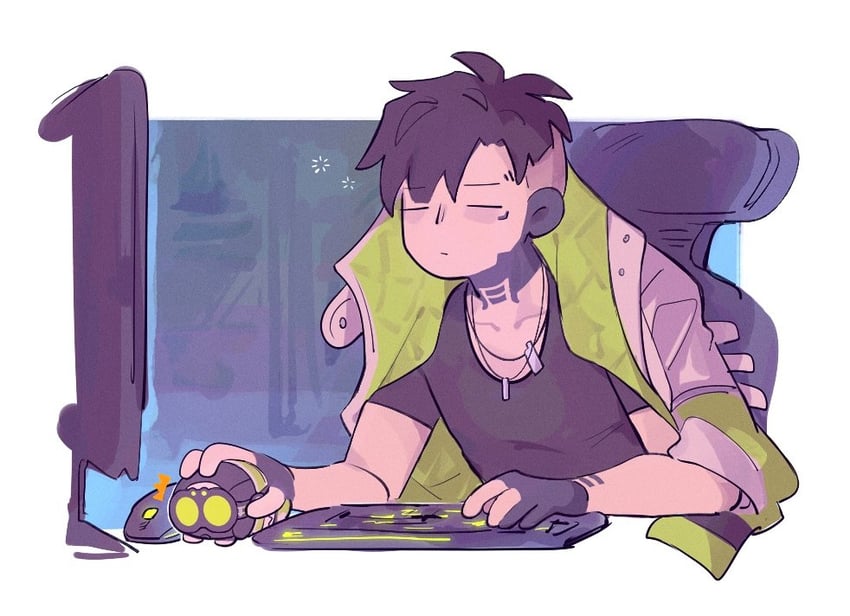 crypto and octane (apex legends) drawn by da_chuang_fang