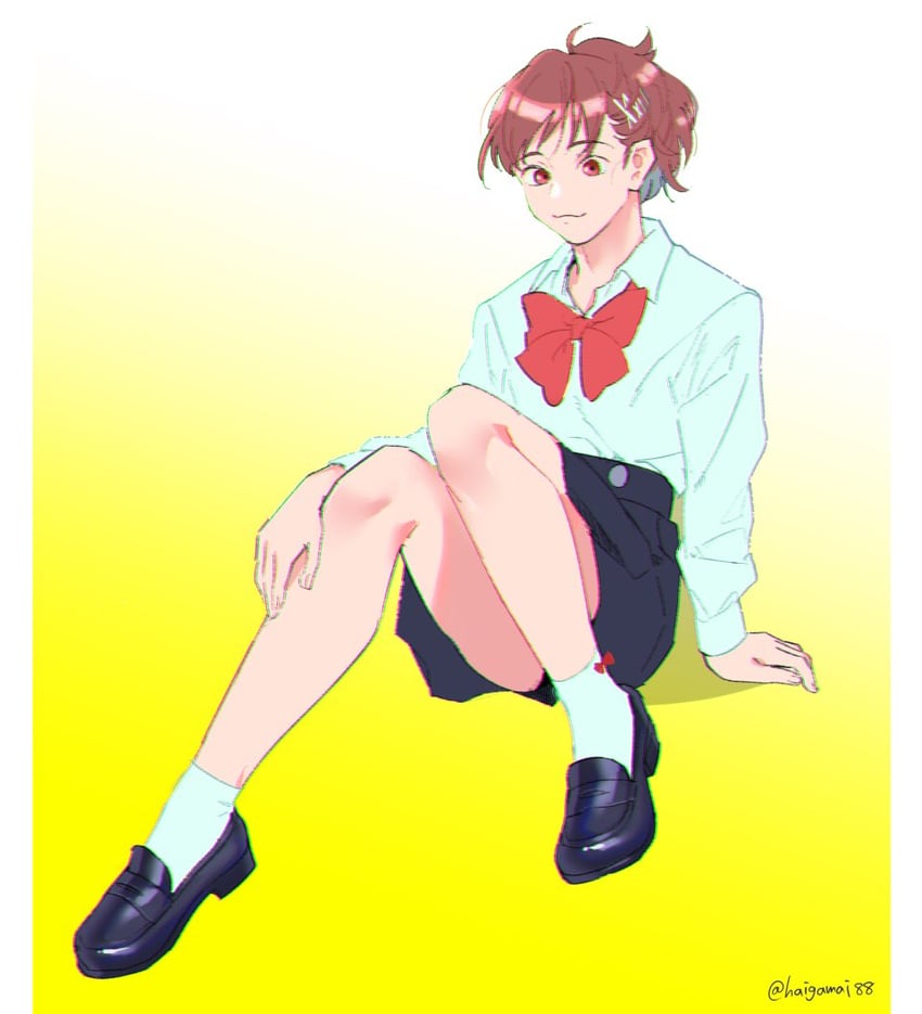 shiomi kotone (persona and 2 more) drawn by ine_(goin)