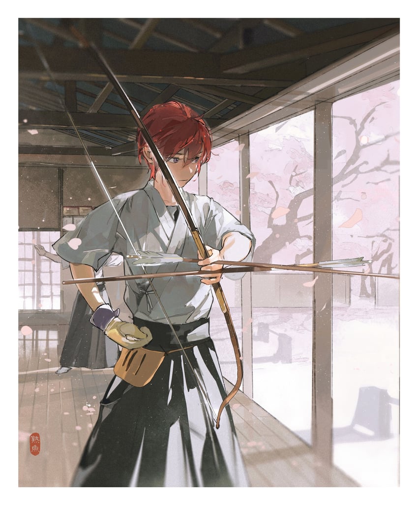 suou tsukasa (ensemble stars!) drawn by shule_de_yu