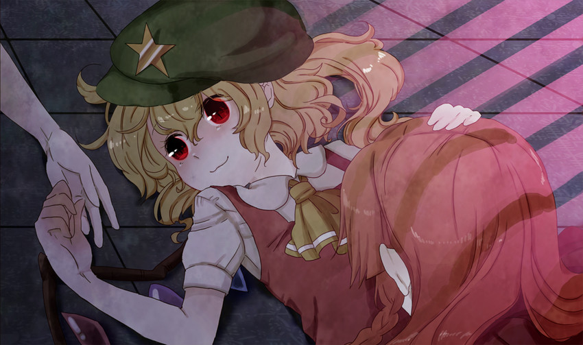 flandre scarlet and hong meiling (touhou) drawn by notsuki_miko