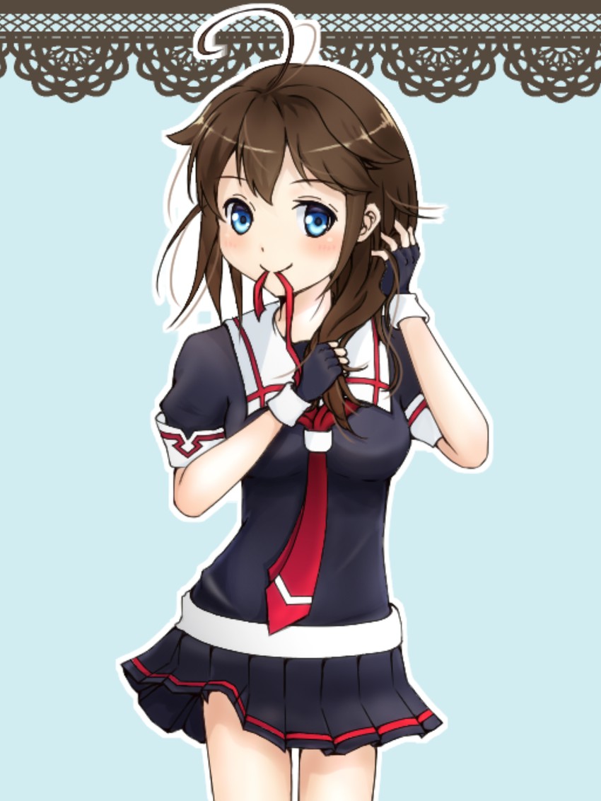 shigure and shigure kai ni (kantai collection) drawn by keko_(tuyk)