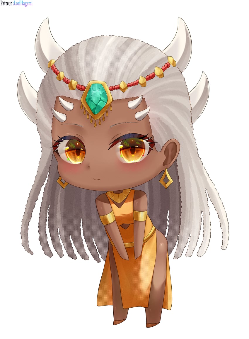 queen imani (ways of darkness) drawn by lori_hagami