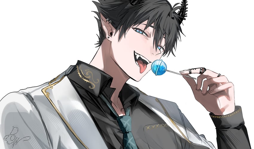 ren zotto (nijisanji and 1 more) drawn by dow_suitable