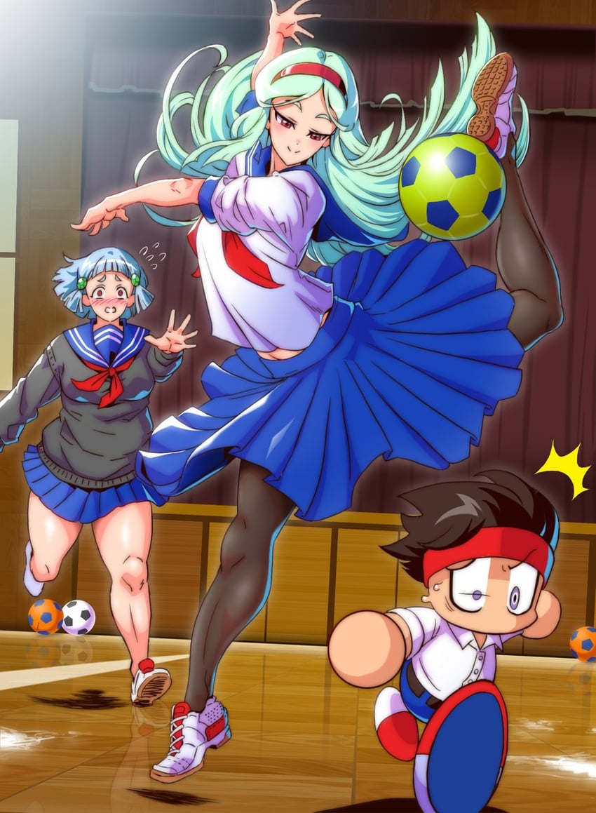 power soccer kun (jikkyou powerful pro yakyuu and 1 more) drawn by jazz_kawa_sodom