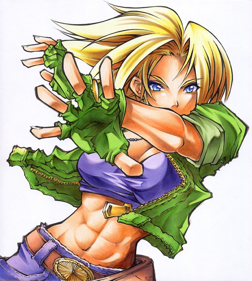 blue mary (the king of fighters and 1 more) drawn by calnarsa