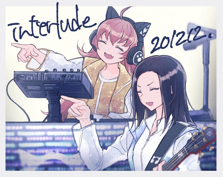 tamade chiyu and wakana rei (bang dream!) drawn by shiontaso