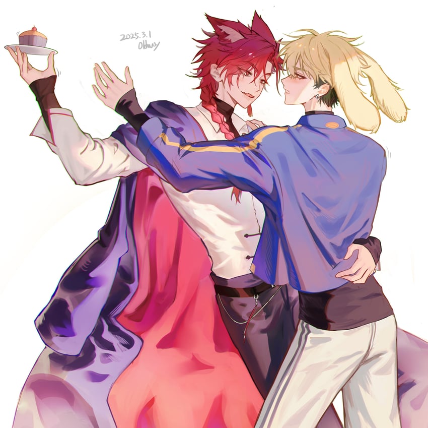 xia fei and xiao weiying (shiguang dailiren) drawn by yinyu199910