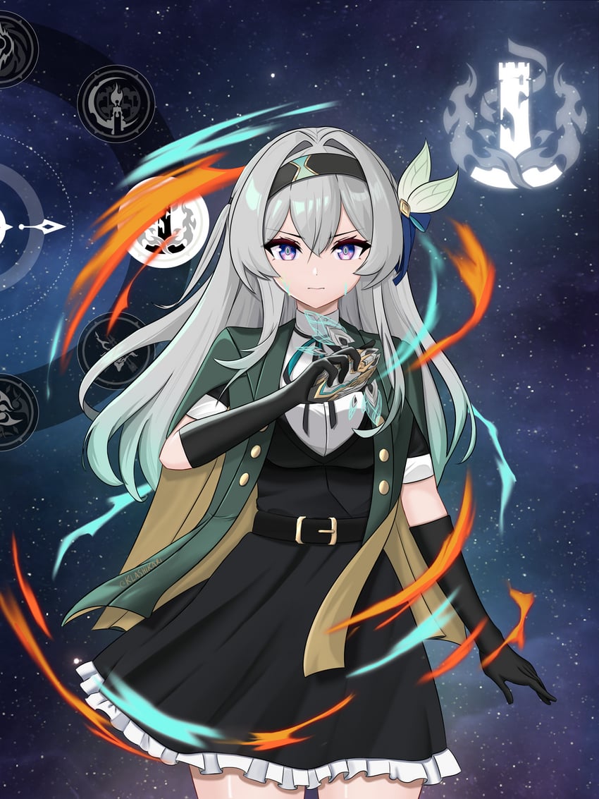 firefly (honkai and 1 more) drawn by klashikari