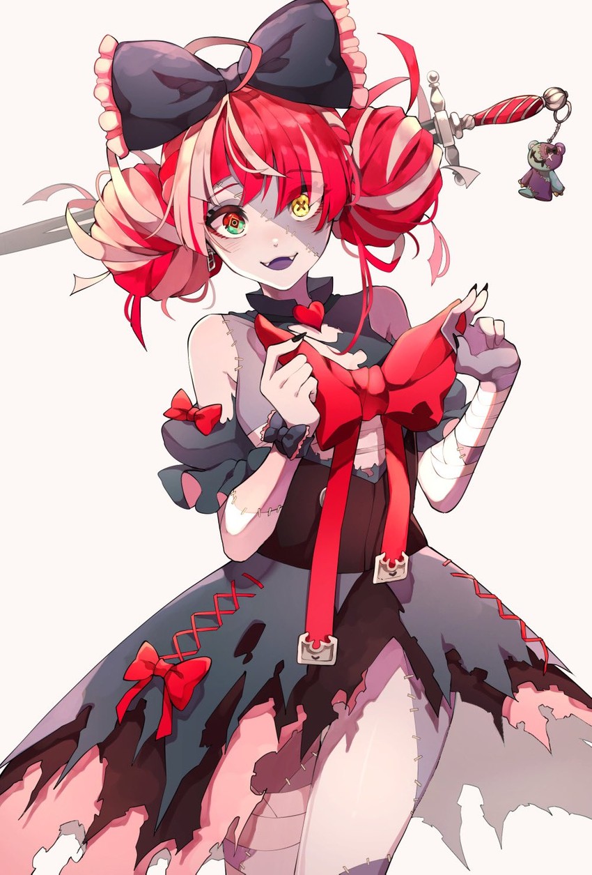 kureiji ollie and udin (hololive and 1 more) drawn by yatsubo