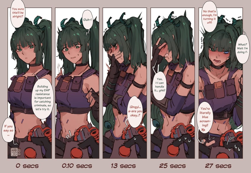 zhu yuan and qingyi (zenless zone zero) drawn by flying-frappuccino