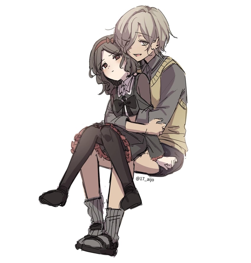 ebizuka tomo and rupa (girls band cry) drawn by 17aijo