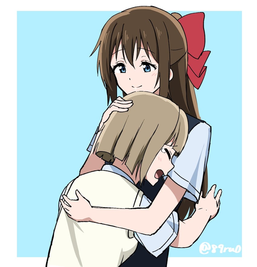 osaka shizuku and nakasu kasumi (love live! and 1 more) drawn by 89ru0