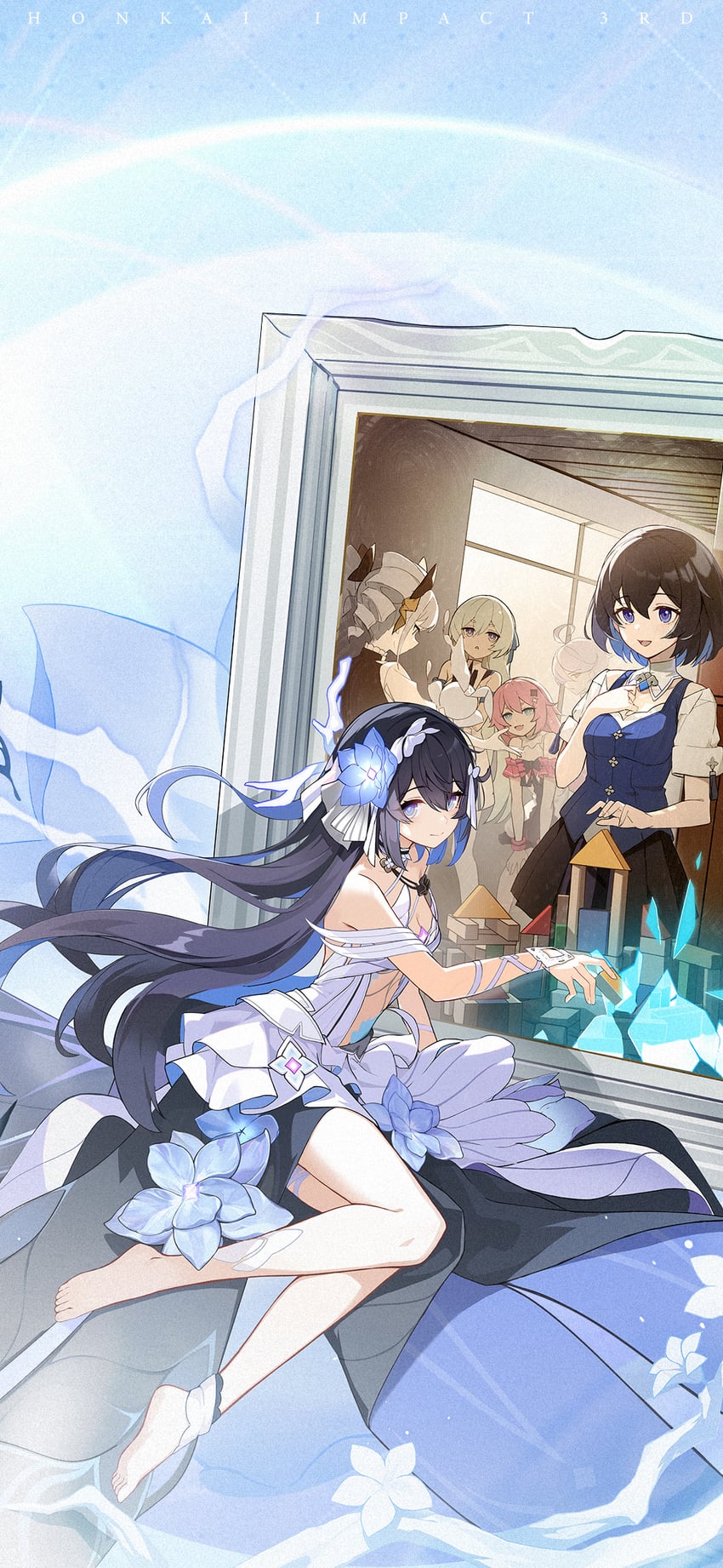 bronya zaychik, seele vollerei, homu, rozaliya olenyeva, liliya olenyeva, and 1 more (honkai and 1 more)