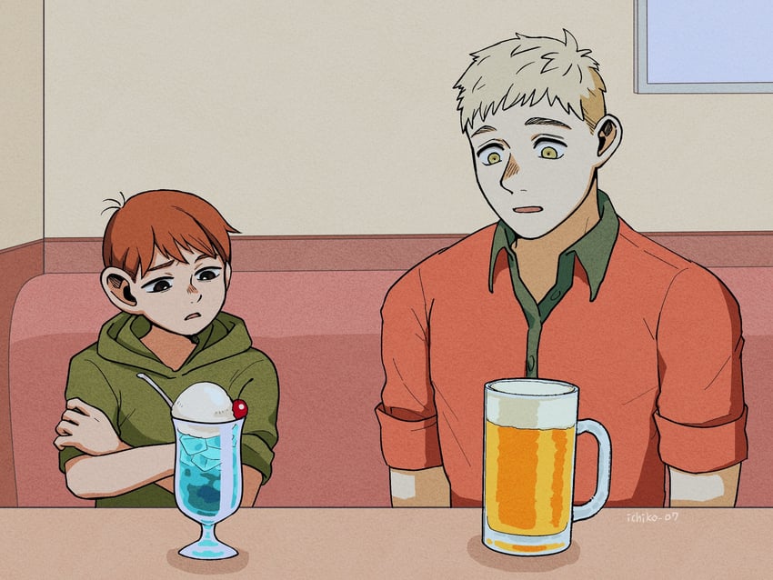 laios touden and chilchuck tims (original and 1 more) drawn by ichiko_07