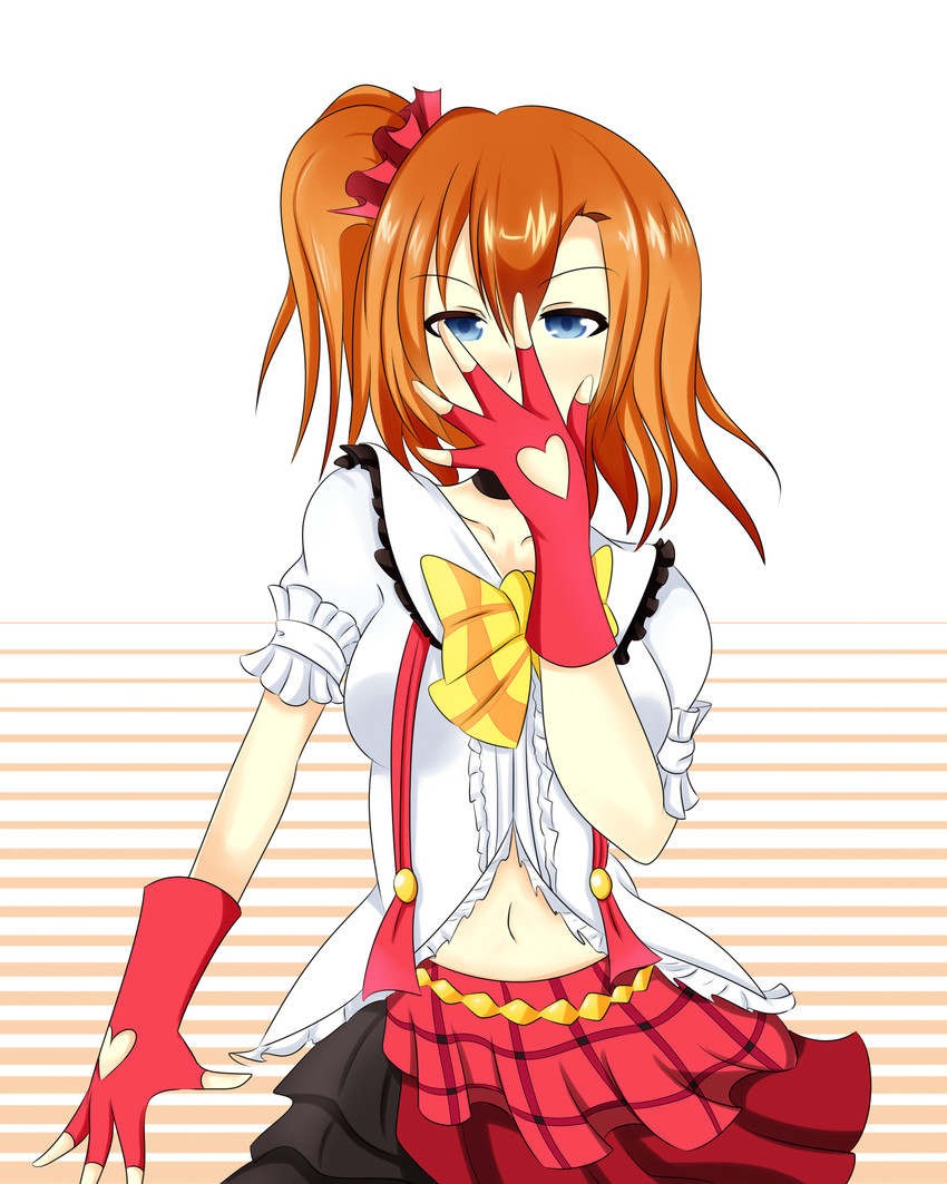 kosaka honoka (love live! and 1 more) drawn by wangphing