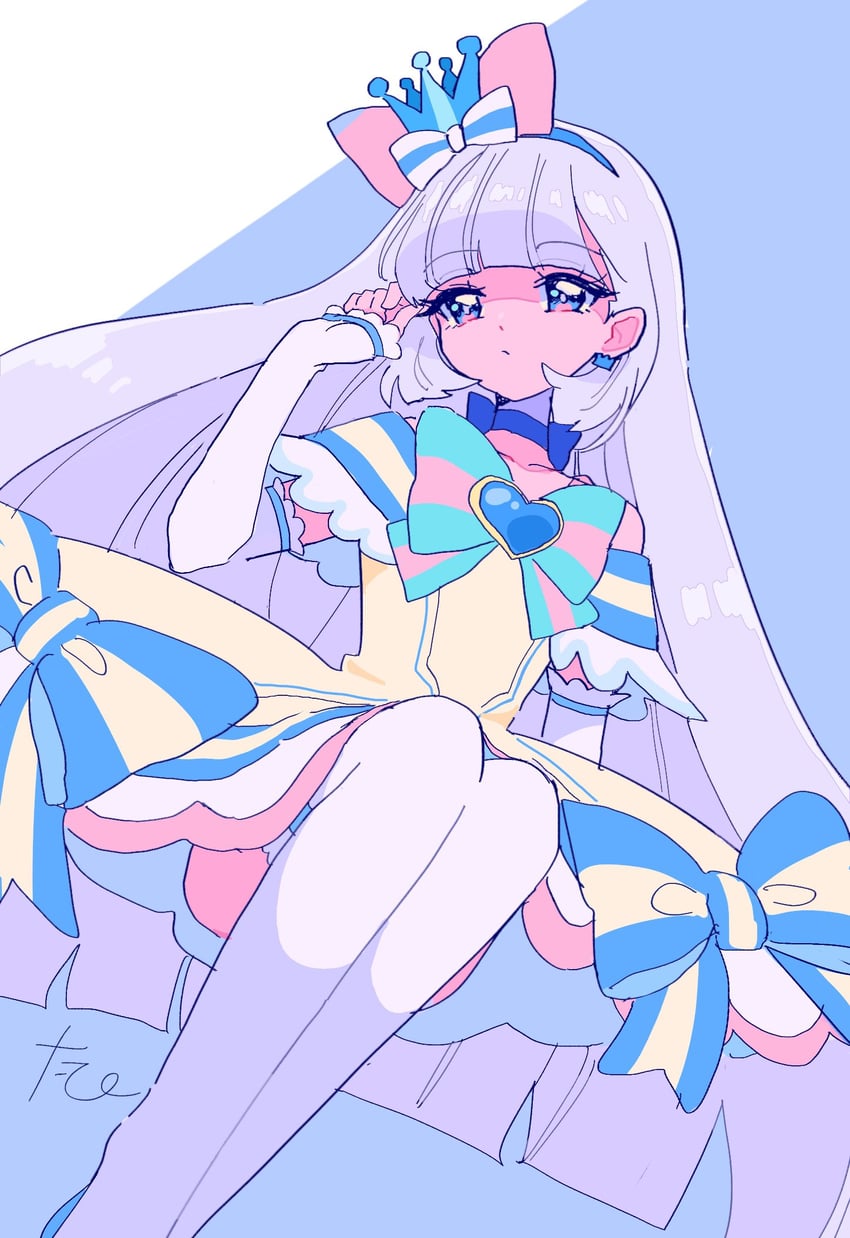 nekoyashiki yuki and cure nyammy (precure and 1 more) drawn by tapi_(pnkt_yksb)