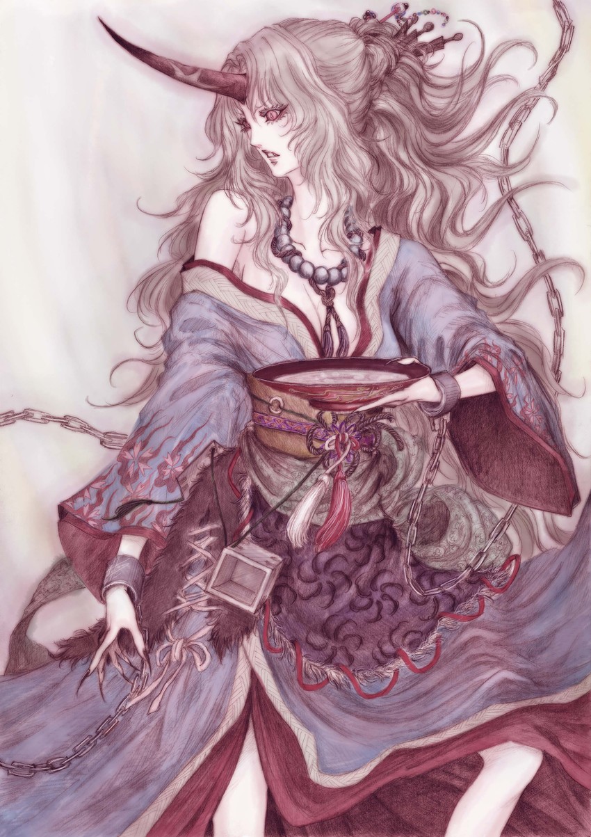 hoshiguma yuugi (touhou) drawn by daburoku