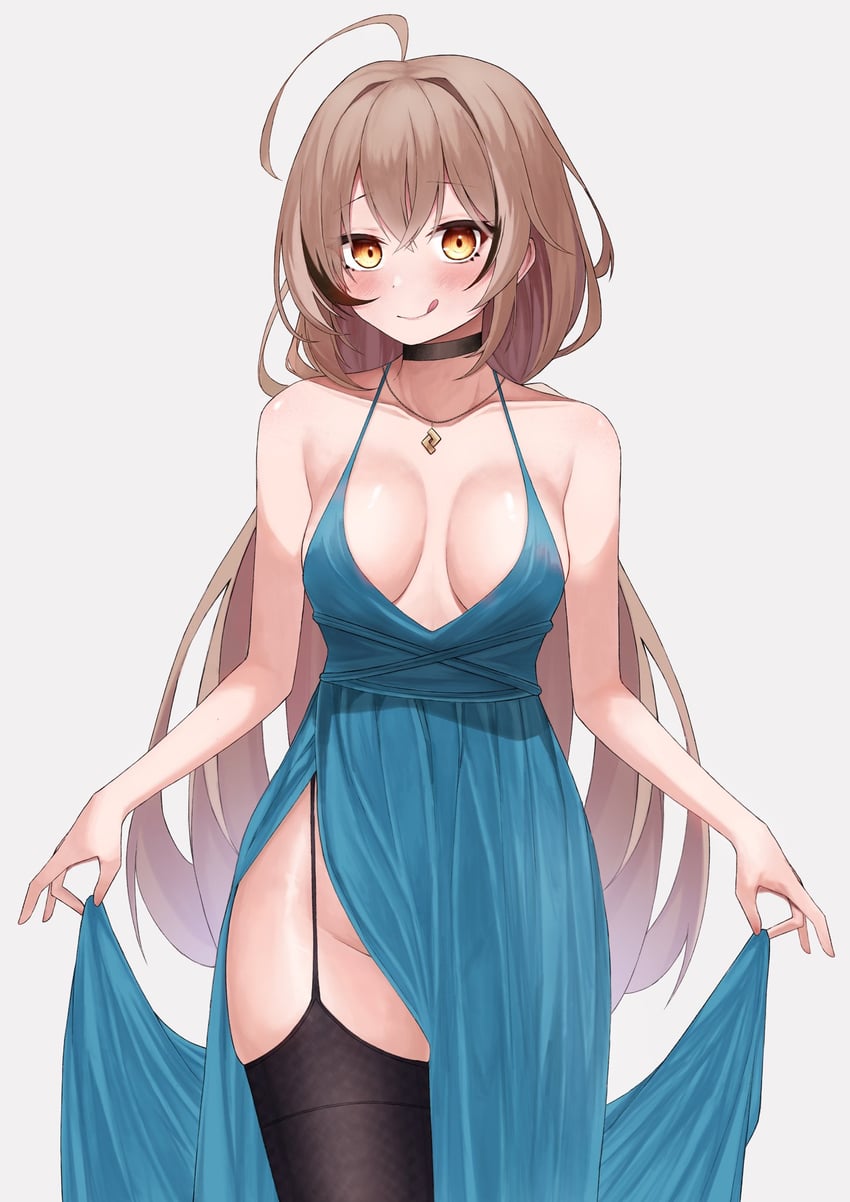 nanashi mumei (hololive and 1 more) drawn by unmeidesu