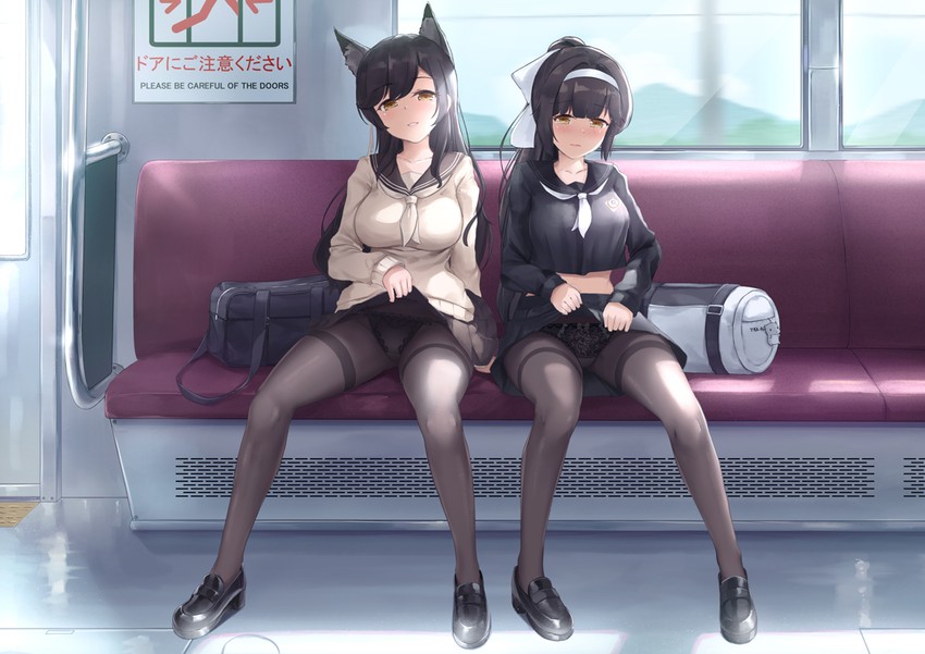 atago and takao (azur lane) drawn by joko_jmc