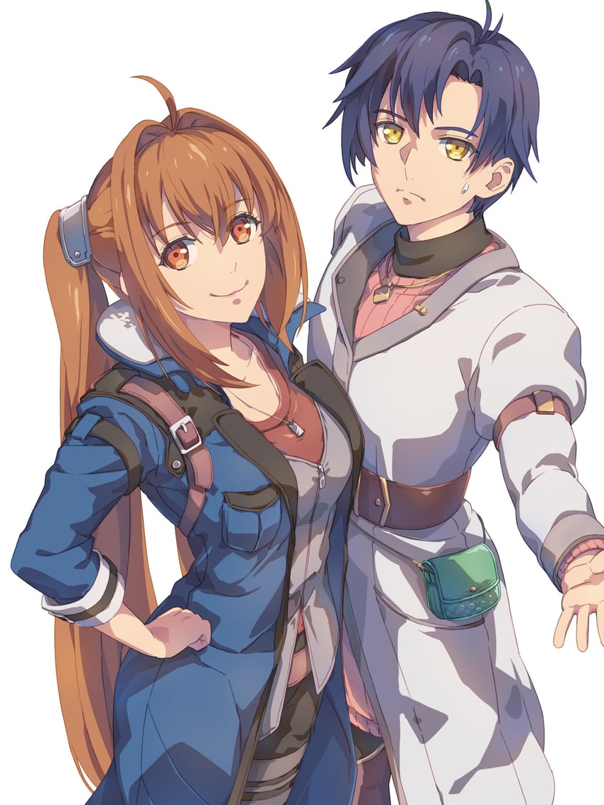 estelle bright, agnes claudel, van arkride, and joshua bright (eiyuu densetsu and 3 more) drawn by chiharu_(9654784)