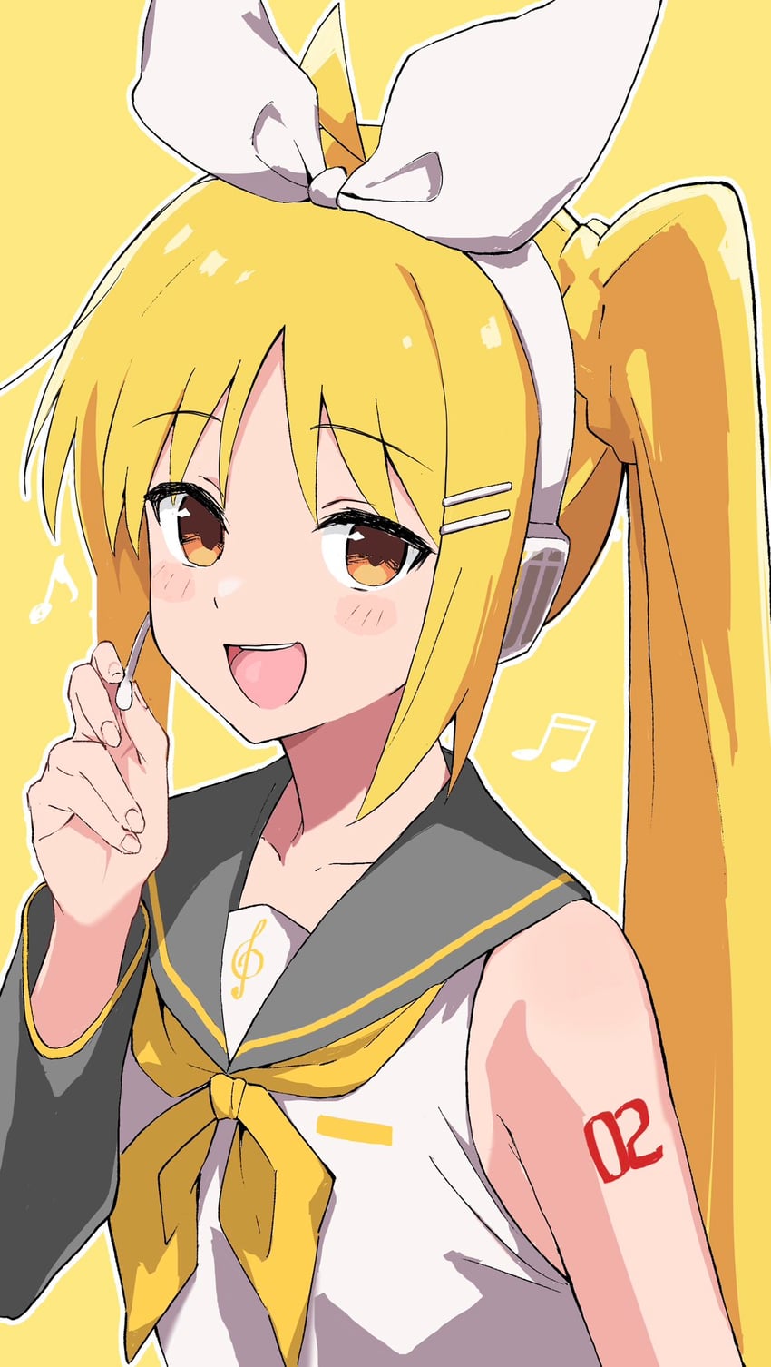 kagamine rin and ijichi nijika (vocaloid and 1 more) drawn by as_buppa