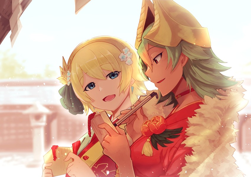 fjorm and laegjarn (fire emblem and 1 more) drawn by nakabayashi_zun