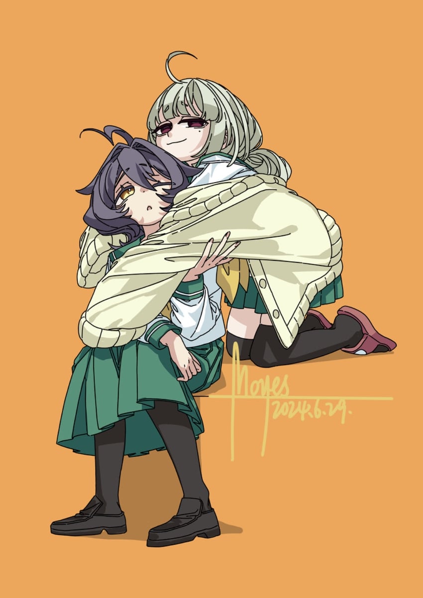 hiiragi utena and araga kiwi (mahou shoujo ni akogarete) drawn by xinjinjumin3576991