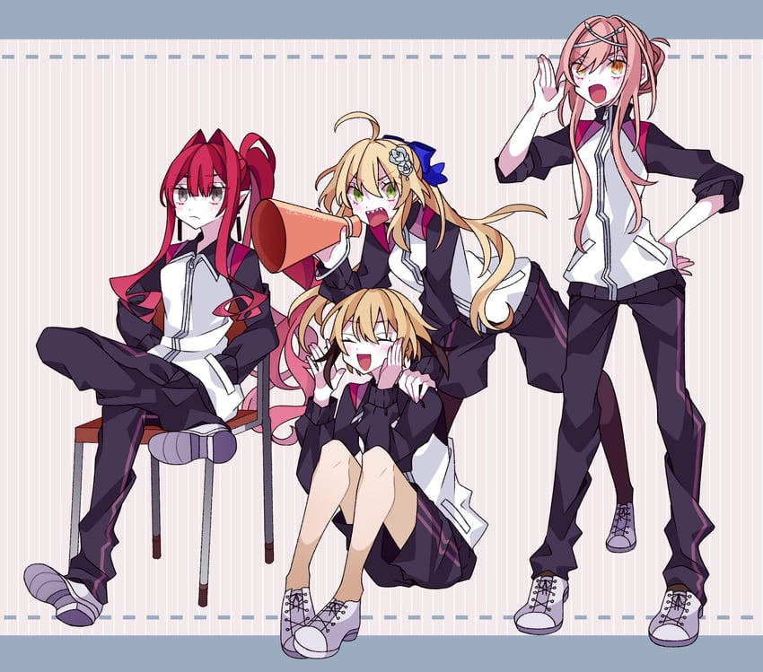 artoria pendragon, baobhan sith, artoria caster, medb, gareth, and 1 more (fate and 1 more) drawn by kujiramaru