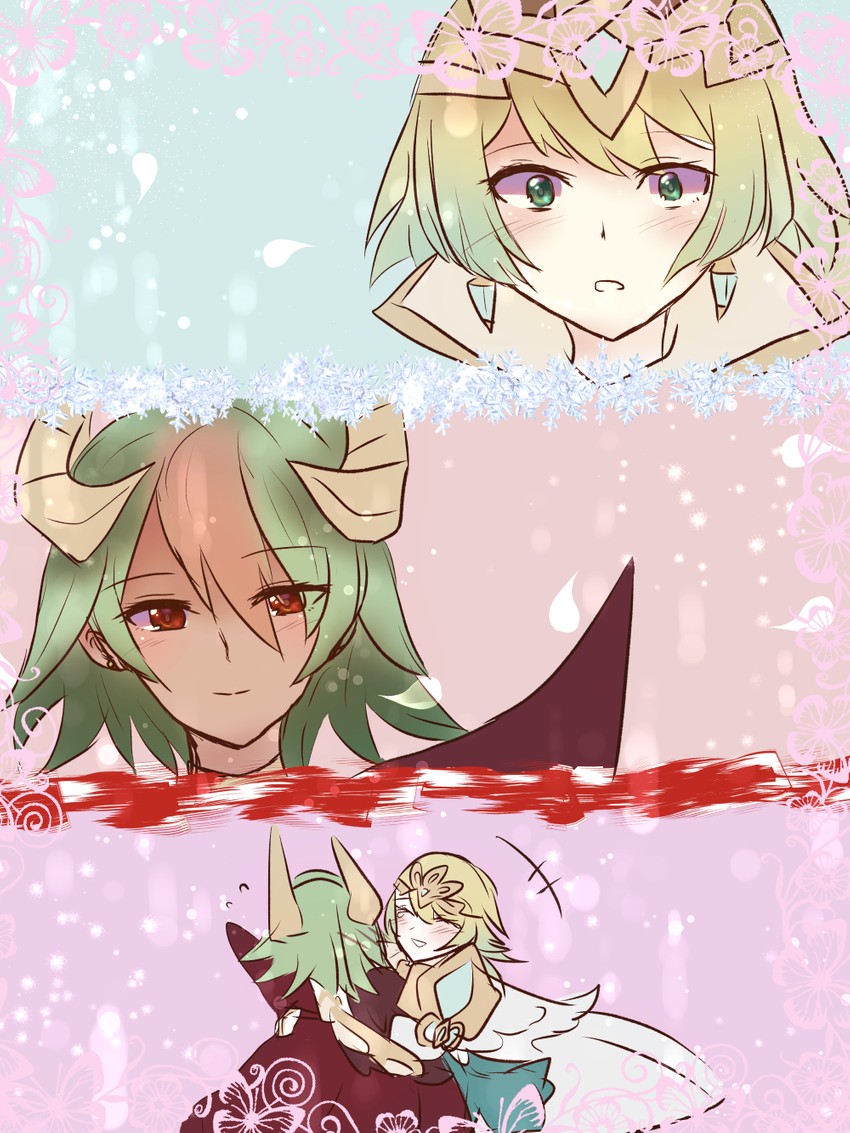 fjorm and laegjarn (fire emblem and 1 more) drawn by matsumari_(mesaia33)