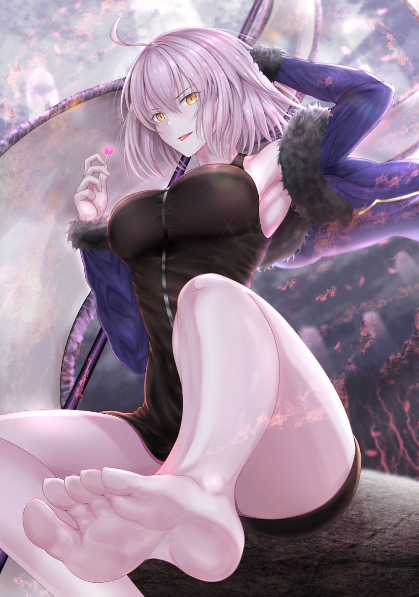 jeanne d'arc alter (fate and 1 more) drawn by penguintake