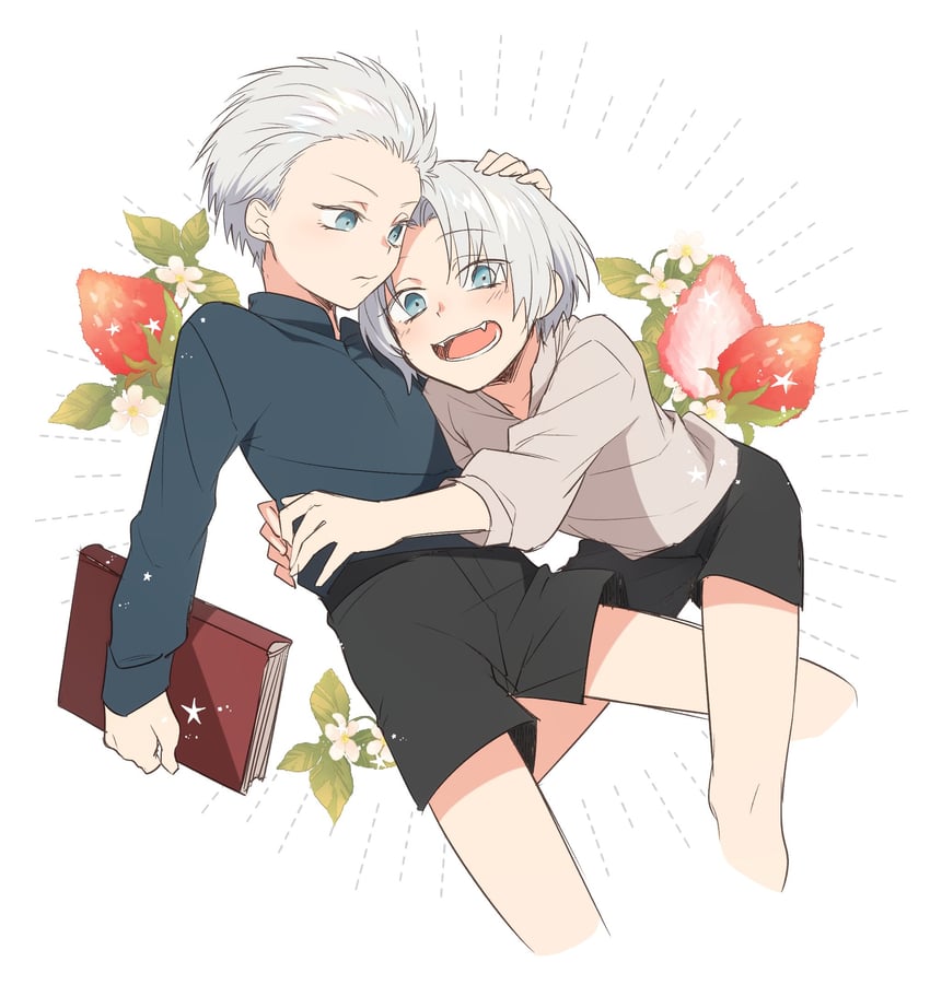 dante and vergil (devil may cry) drawn by yuzuki3_sss