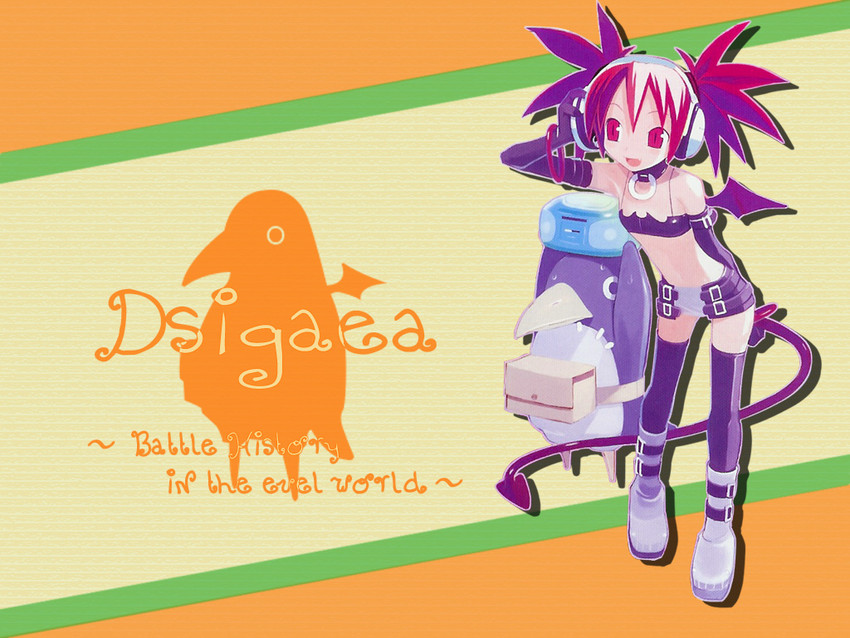etna and prinny (disgaea and 1 more) drawn by harada_takehito