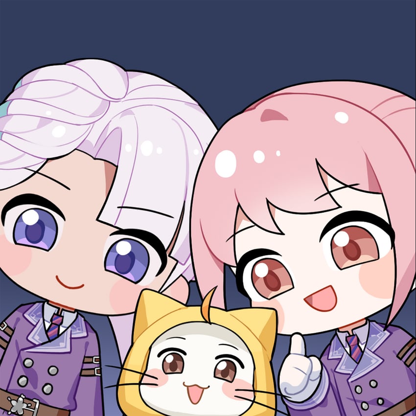 nikki, momo, guard's resolve, and hiya (nikki and 1 more)
