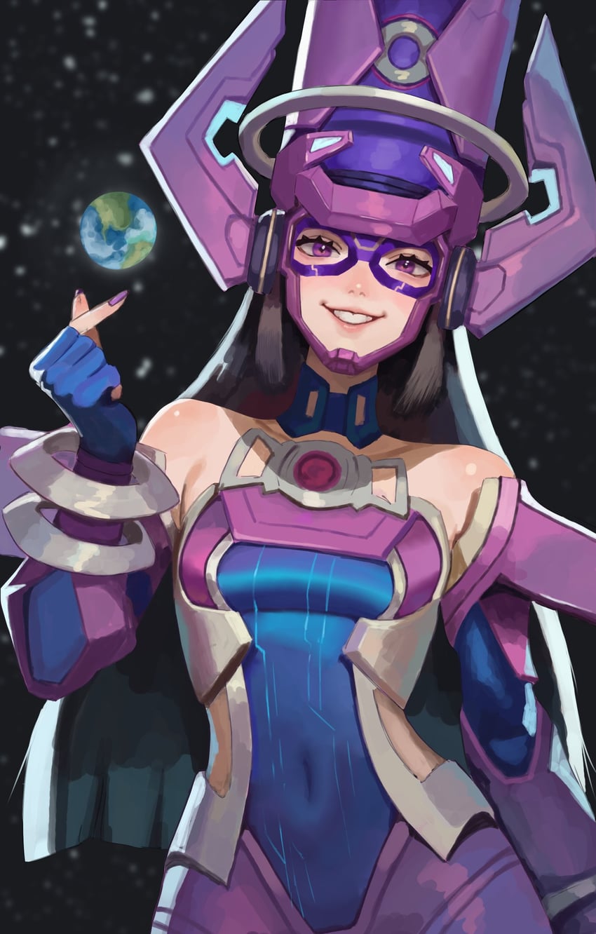 galacta (marvel and 2 more) drawn by akinoshi_art