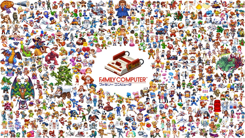 link, princess zelda, kirby, princess peach, samus aran, and 395 more (fire emblem and 276 more) drawn by pixelflag