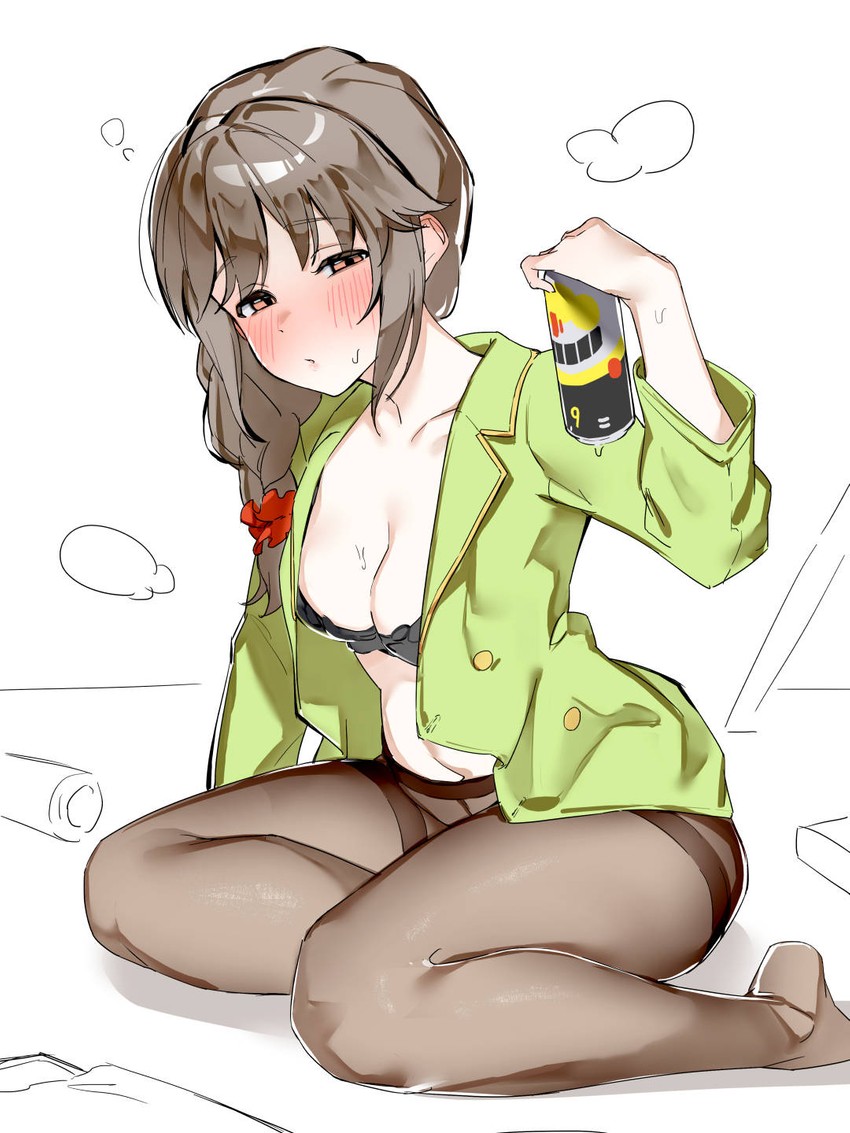 senkawa chihiro (idolmaster and 1 more) drawn by karan