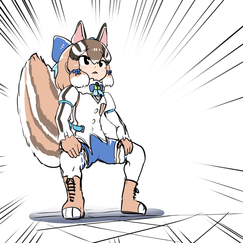 siberian chipmunk (kemono friends and 1 more) drawn by mcgunngu