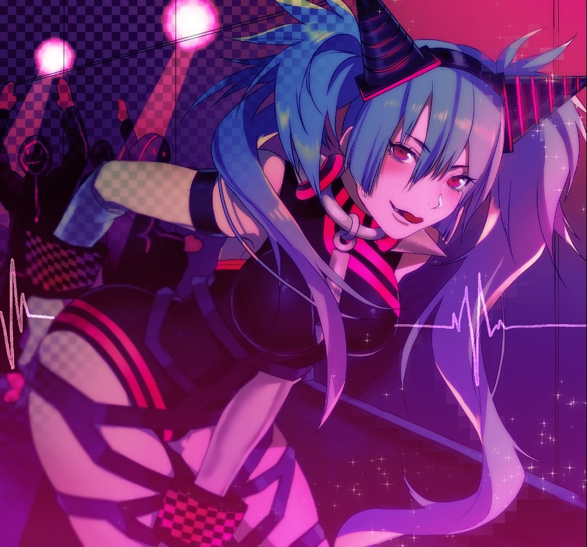 hatsune miku (vocaloid and 1 more) drawn by mjm_pxv